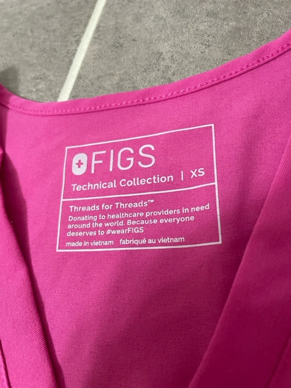 Figs Pink Scrub Set size XS - Picture 12 of 12